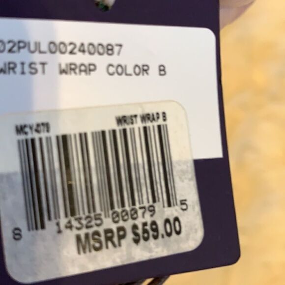 Lanno Brazilian design all leather unique wrap 6 1/2” bracelet - Picture 4 of 4